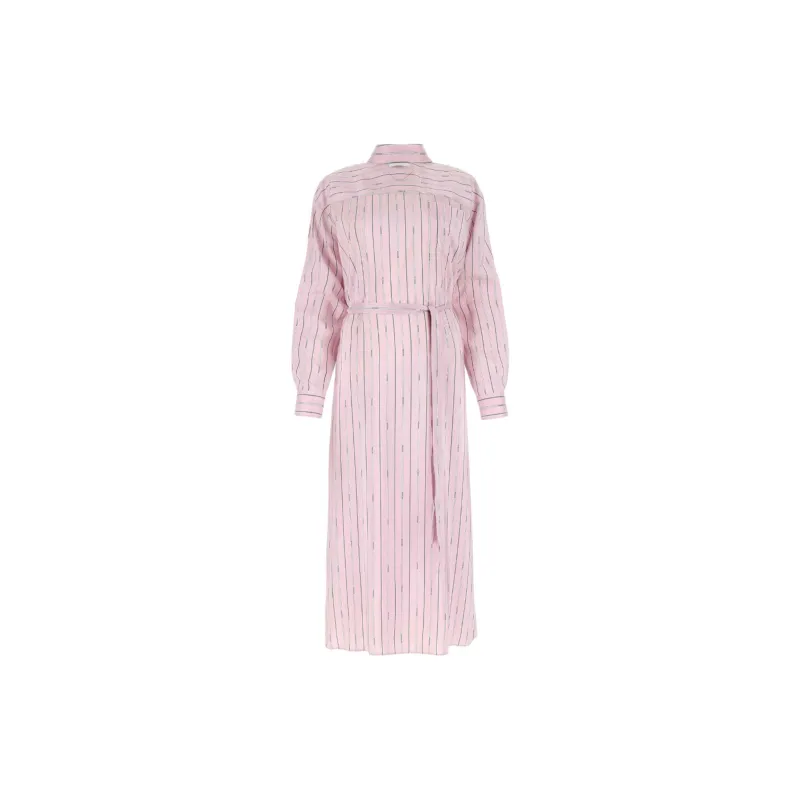 PRADA FW22 Long Sleeved Dress Women's Pink-1