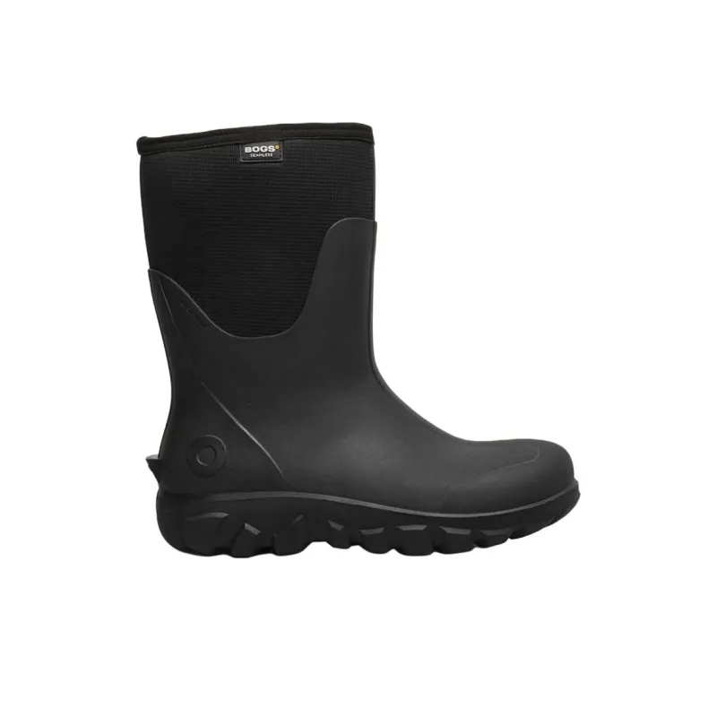 BOGS Wear-Resistant Slip-Resistant Rain Boots Men's Black-1