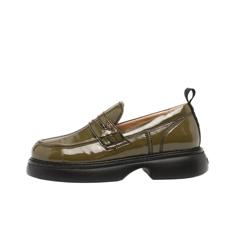 GANNI Loafers Women's Green-0