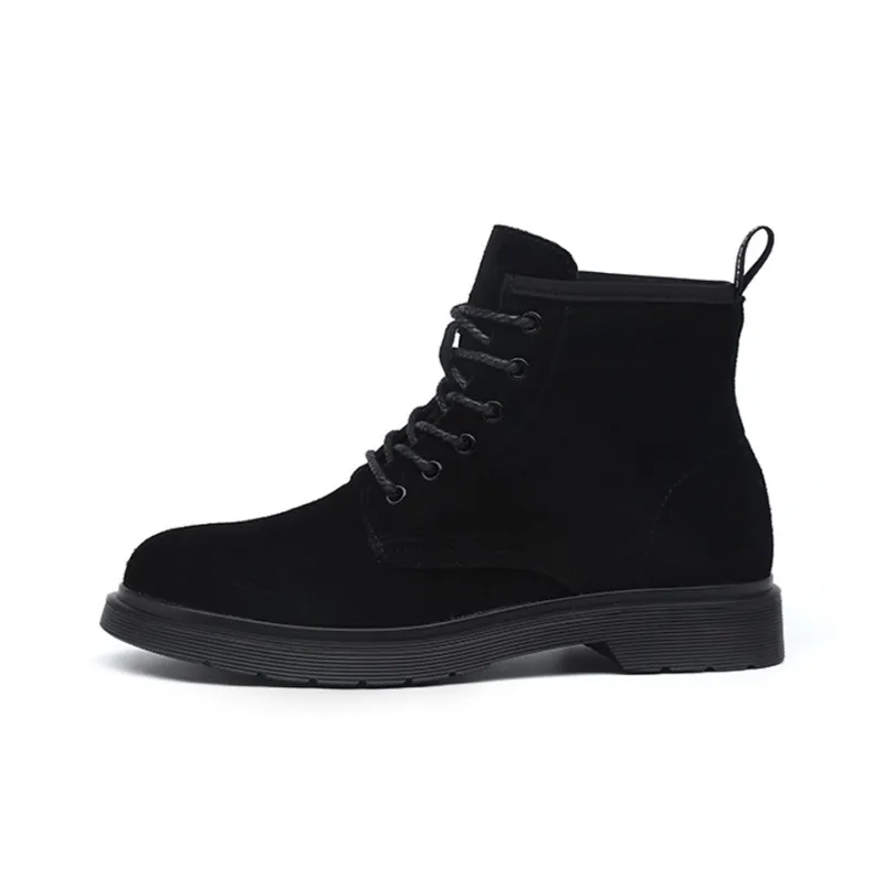 Devanro Short Martin Boot Men's Black-0