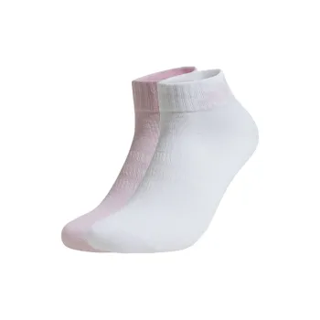 Adidas Ankle Socks Women's 2 Pack White/Red