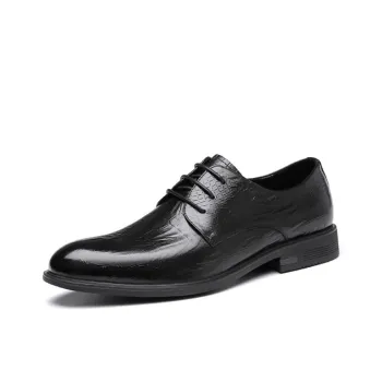 AOKANG Dress Shoes Men Low Top None