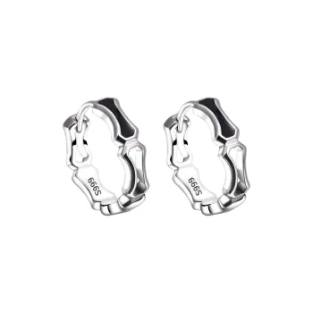 MAGICPOLE Sterling Silver Earrings Unisex Silver