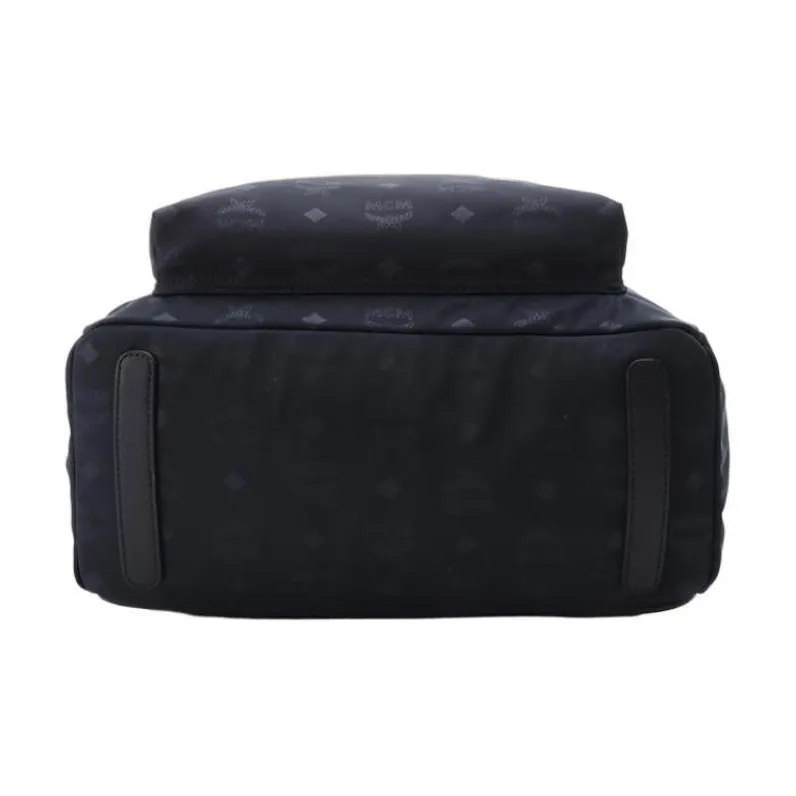 MCM Dieter Backpack Nylon Visetos Medium Navy-2