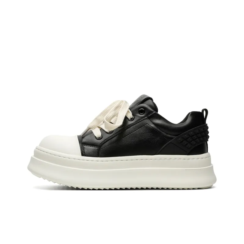 Hip Speed Low Top Skateboard Shoes Men's Black-0
