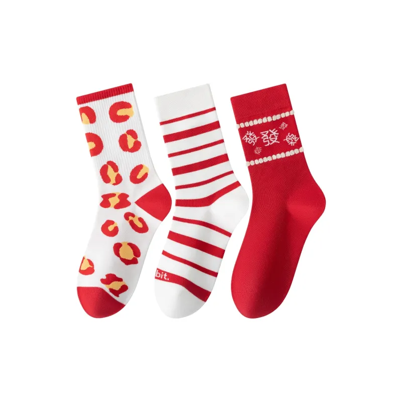 Caramella Mid Calf Socks Unisex Combo Set-20