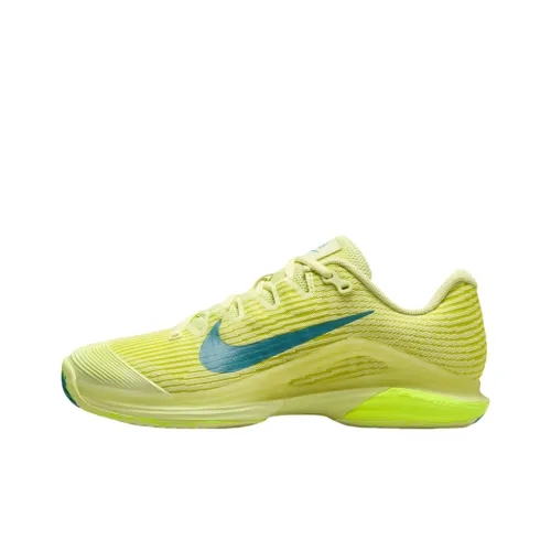 Nike Vapor 12 Slip Resistant Breathable Low Top Tennis Shoes Women's Green