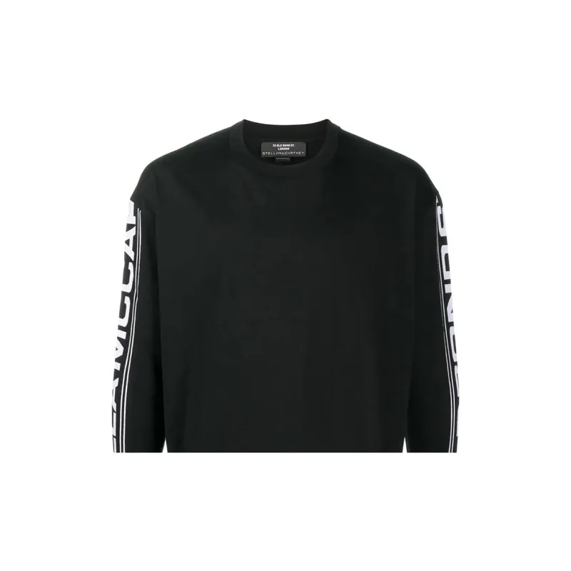 Stella McCartney Logo Tape Long Sleeve Top-4
