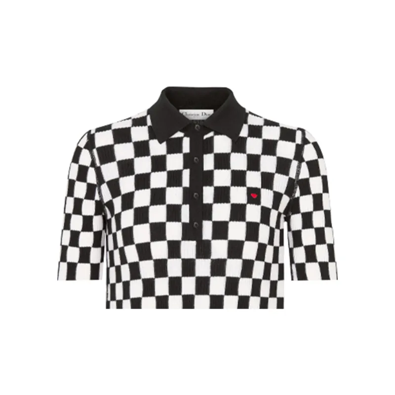 DIOR Quarterly New Products Polo Shirts Women's Black-2