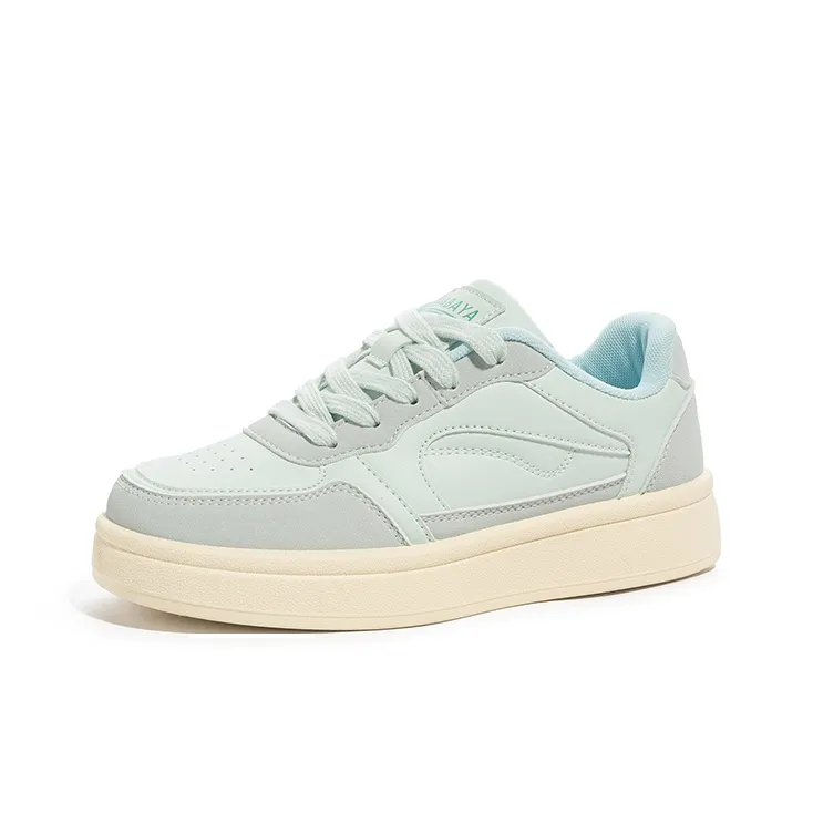 Babaya Anti Slip And Wear Resistant Breathable Low Top Kids' Skateboarding Shoes Blue Gray Teenagers-1