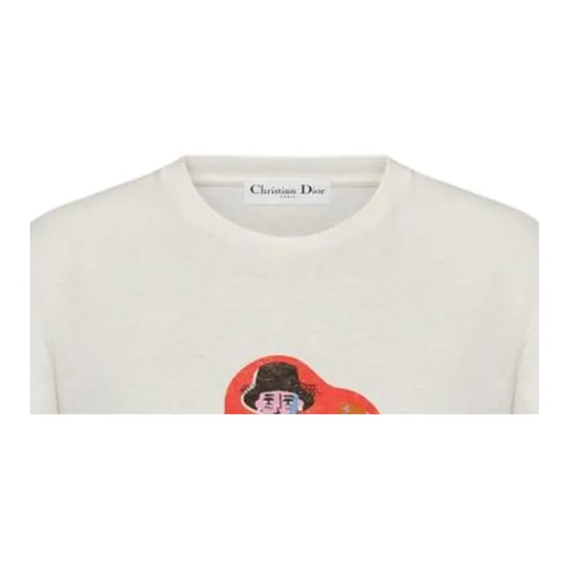 DIOR T-Shirts Women's Beige-1