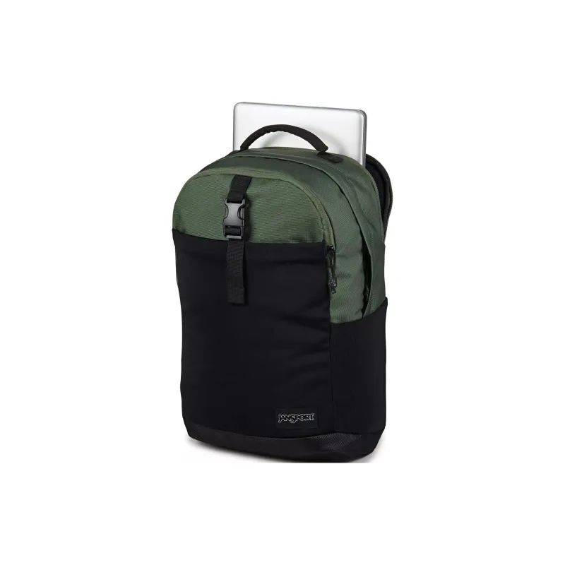 JanSport Polyester Backpack Men's Shipping Green-2