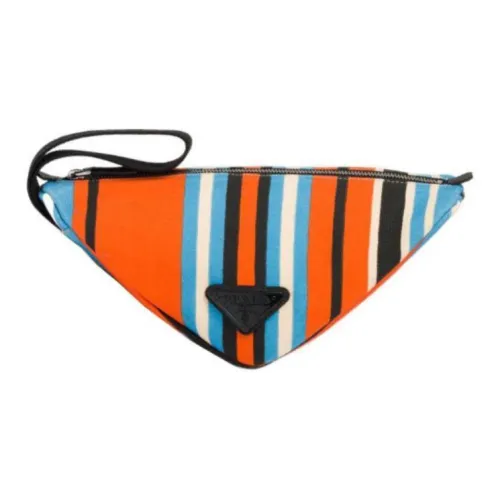 PRADA Triangle Clutches