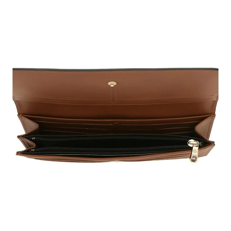 LONGCHAMP BOX TROT Calfskin Wallet Women's Brown-2