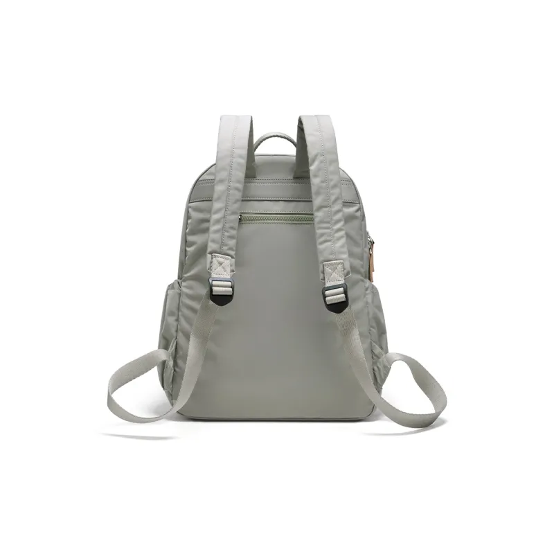 SEPTWOLVES Fabric Backpack Women's Gray Green-3
