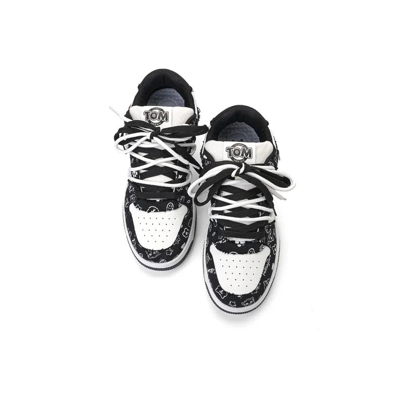 TALKING TOM Anti-Slip And Wear-Resistant Lightweight Height Increasing Low-Top Skateboard Shoes Men's-9