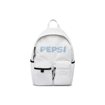 Pepsi Nylon Backpack Unisex White/Black