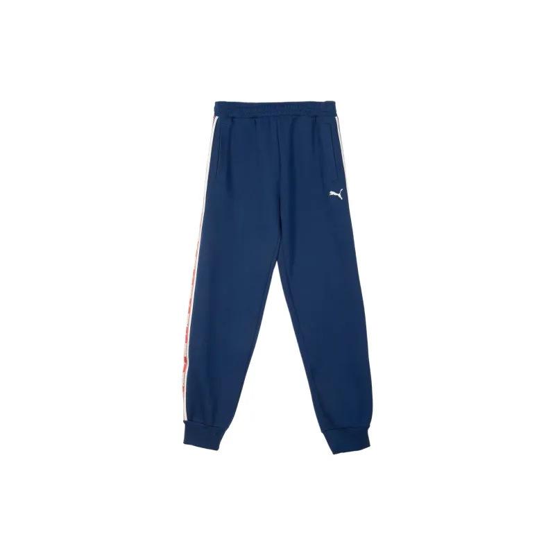 PUMA Knitted Sports Pants Men's Navy Blue-0