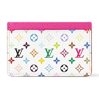 LOUIS VUITTON X Takashi Murakami Card Holder White Multicolored