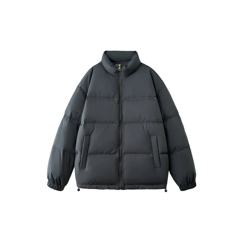 SWAMP AREA Down Jacket Unisex Black-7