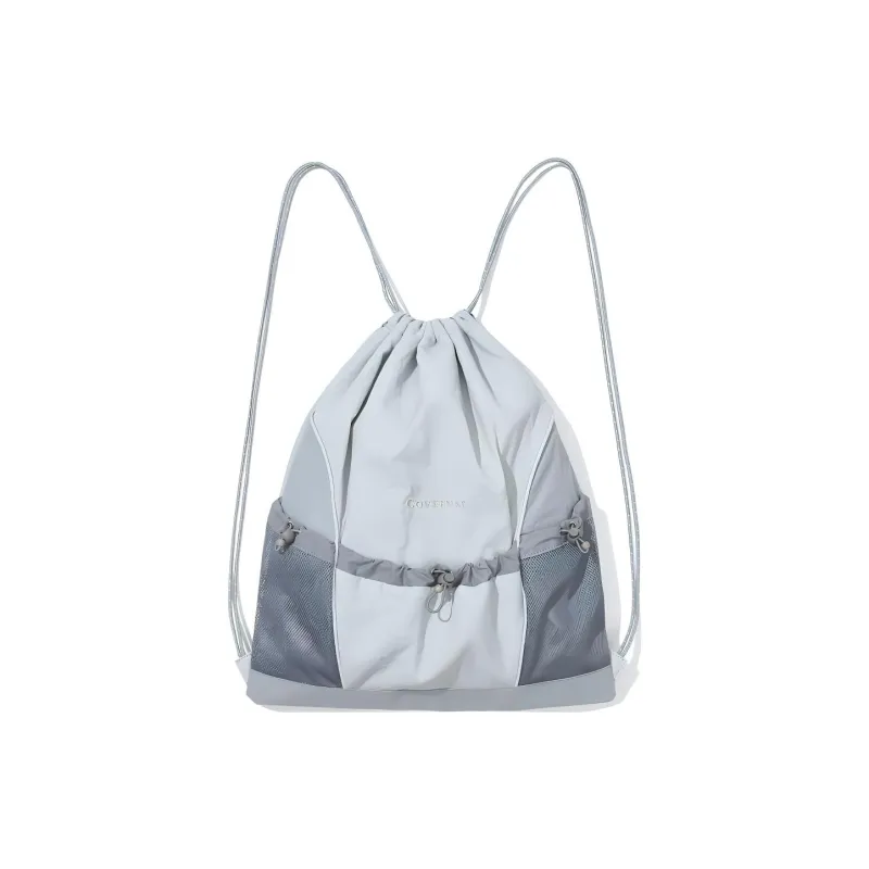 COVERNAT Nylon Backpack Regular Unisex Light Gray-1