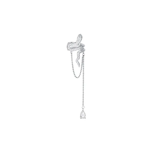 GLOIRE Zircon Clip On Earrings Women's-0