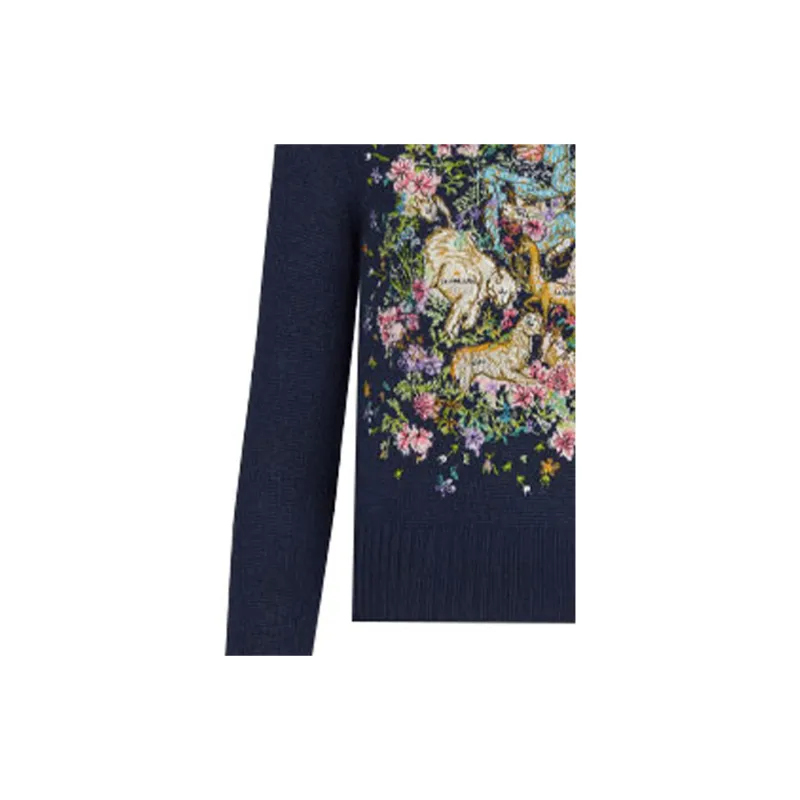 DIOR FW22 Knitwear Women's Navy Blue-4