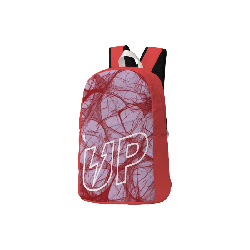 TURN UP Polyester Backpack Regular Unisex Red-1