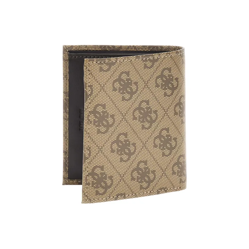 GUESS Leather Wallet Mini Men's Light Umber-1