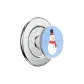 Long Nose Snowman Plated Silver Tap Plate Combination