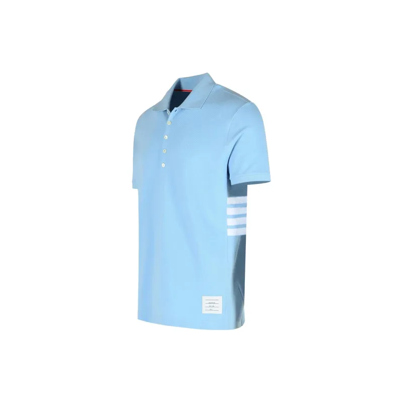THOM BROWNE 4 Bar Short Sleeved Polo Shirt-2