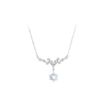 J&KINGLAY S925 Silver Necklaces Women's