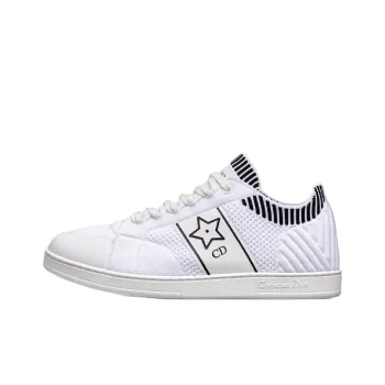 DIOR Star Low Top Skateboard Shoes Women's White