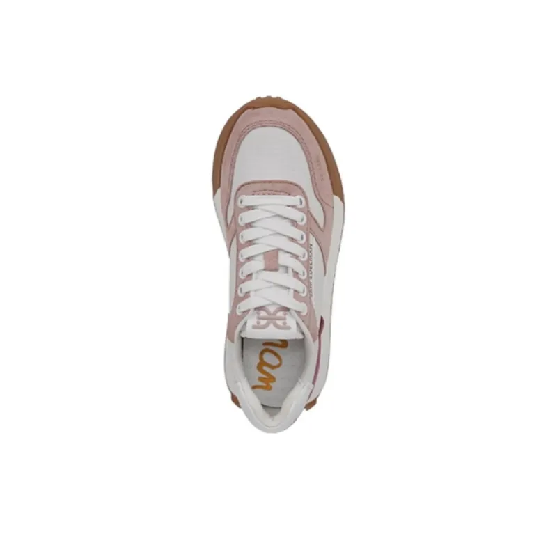 SAM EDELMAN LAYLA Low Top Casual Shoes Women's White Pink-3