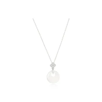 Emerald Chalcedony Necklaces Women's