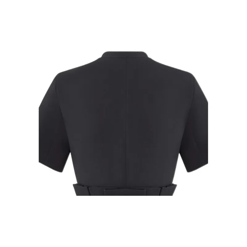 DIOR Short Sleeved Dress Women's Black-2