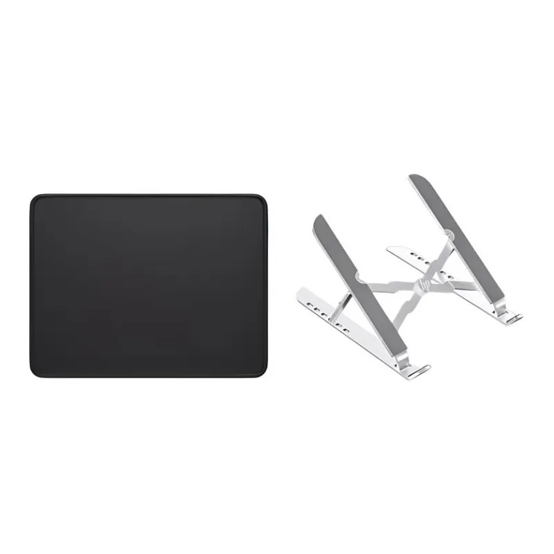 HP HUIPU Encrypted Knitted Fabric Bound Edges Natural Rubber Mouse Pads-4