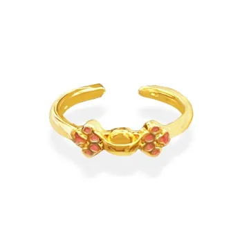 Shiban Alloy/Drip Glaze Rings Unisex