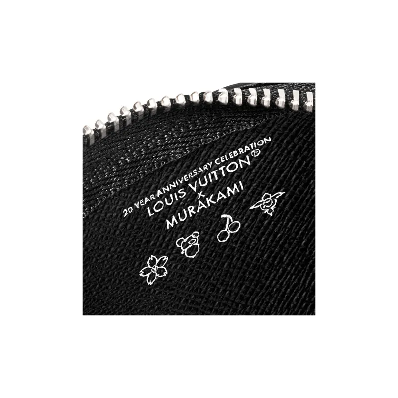 LOUIS VUITTON X Takashi Murakami Key Pouch Black Multicolored-4