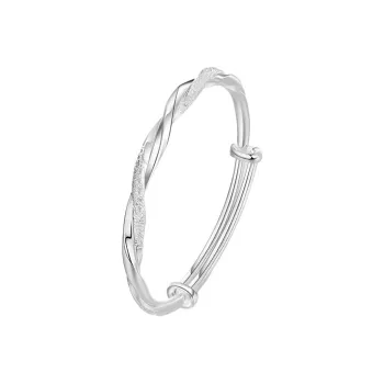 CHINA GOLD 999 Fine Silver Bangles Women's