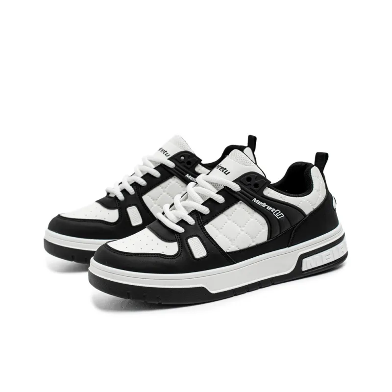 Meiretu Slip Resistant, Abrasion Resistant, Lightweight Low Top Skateboard Shoes Men's-2