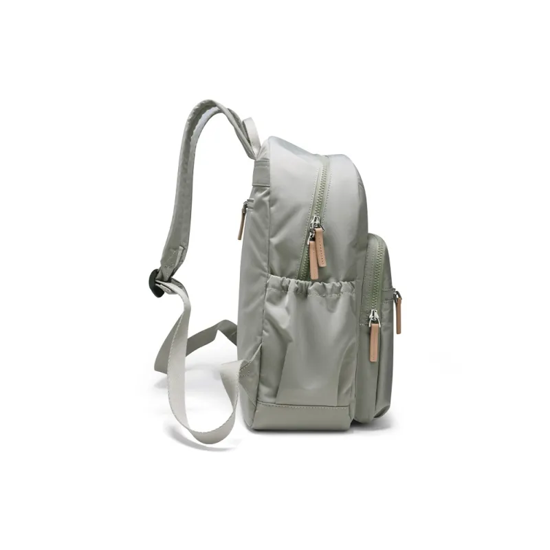 SEPTWOLVES Fabric Backpack Women's Gray Green-2