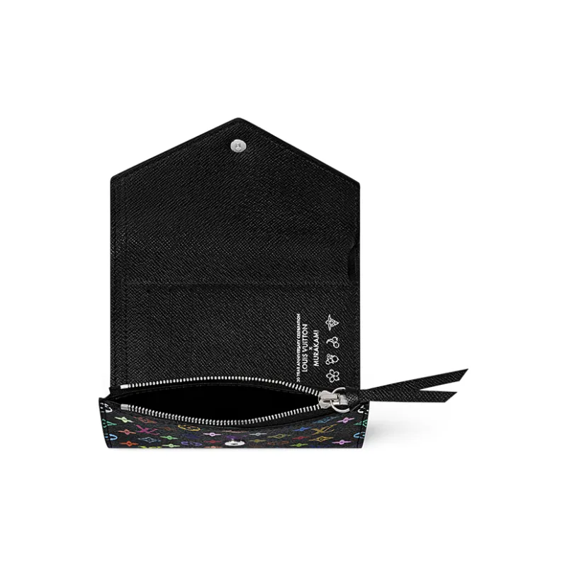 LOUIS VUITTON X Takashi Murakami Victorine Wallet Black Multicolored-3