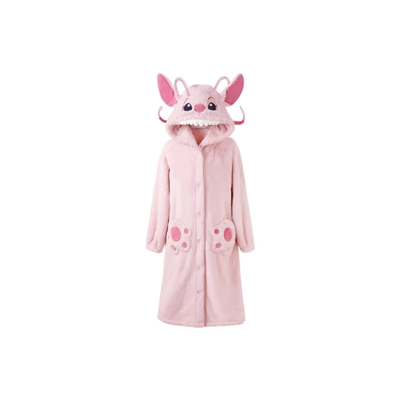 JINGYUN x Disney Pajama Robe Winter Women's Pink-0