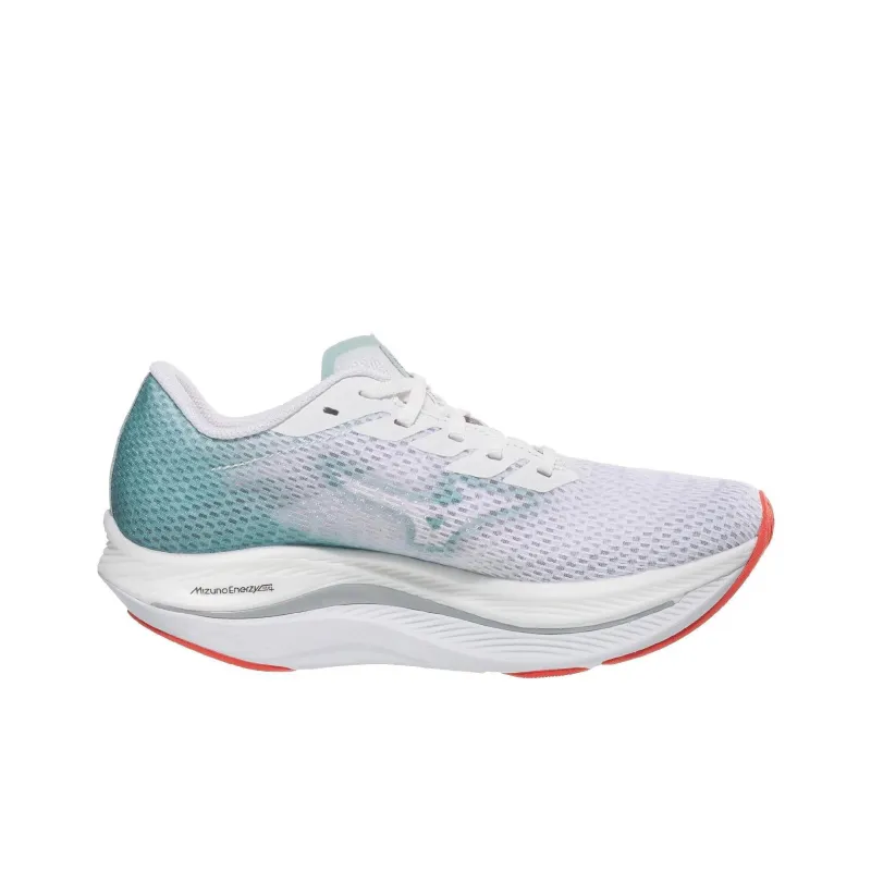 Mizuno Wave Rebellion Flash Cushioning Breathable Low-Top Training Running Shoes Women's White-1
