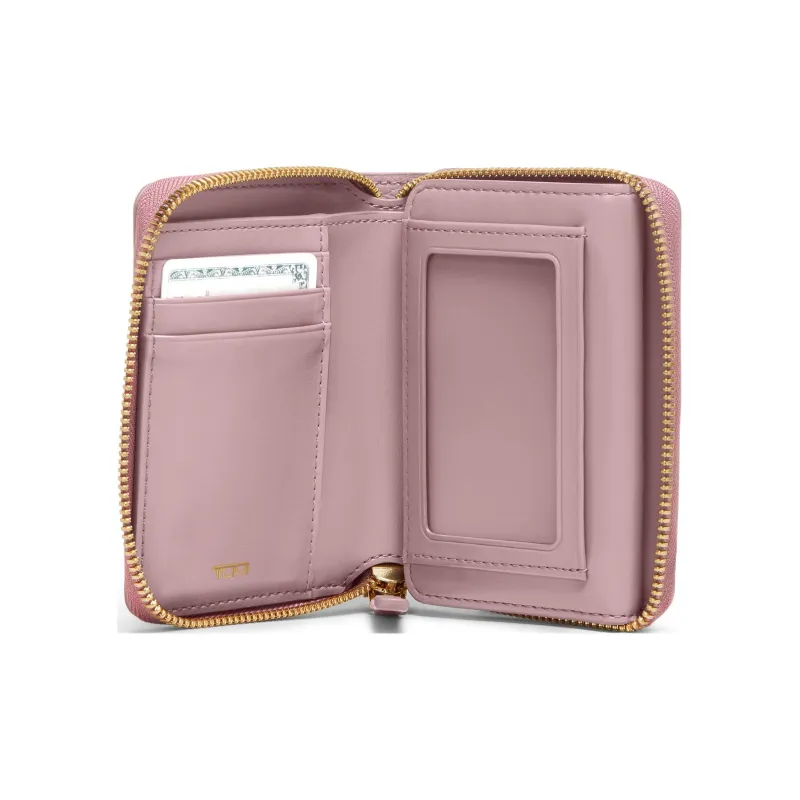TUMI Leather Wallet Women's Pink-2