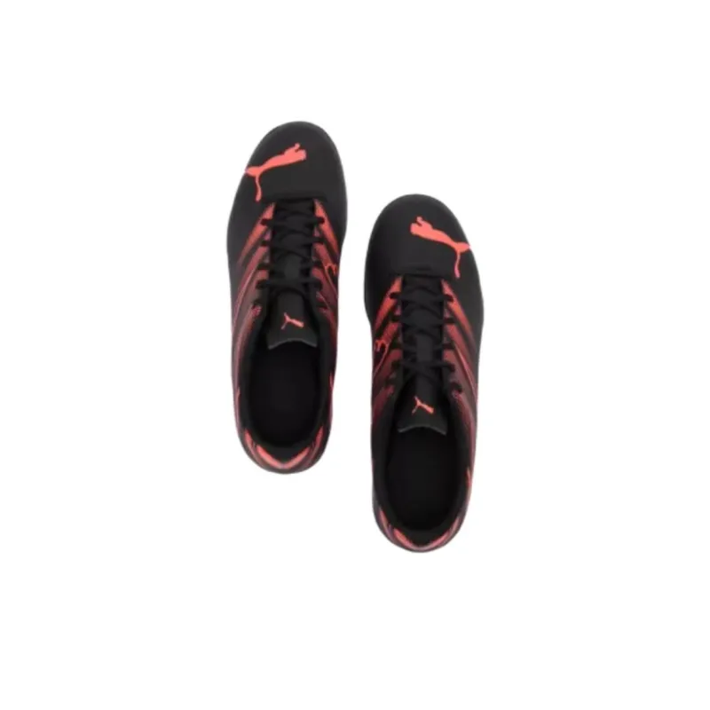 PUMA Attacanto TT Rubber Broken Studs Wear resistant And Lightweight Soccer Shoes Men's Black-3