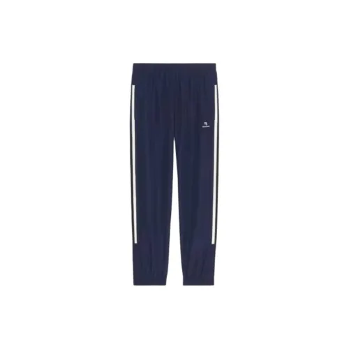 Balenciaga Knitted Sports Pants Women's Blue