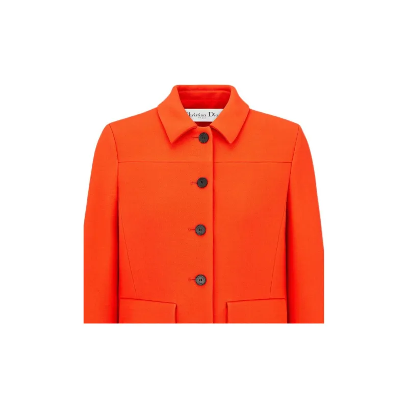 DIOR Quarterly New Products Jackets Women's Orange-3