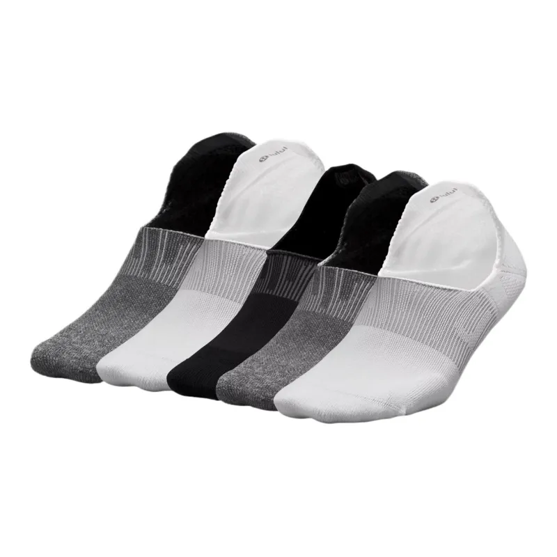 Lululemon Power StrideActive Collection Women's No-Show Socks With Grip 5 Pack Ankle Socks Women's 5 Pack-1